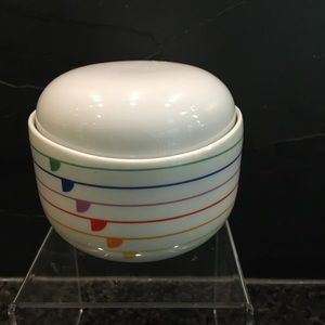 Vintage 80’s Vista Alegre Harmony Block Sugar Bowl